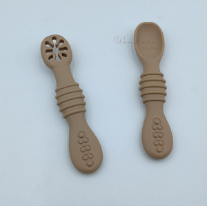 WNDR Pre Spoon Mpasi Bayi Bahan Silikon | Sendok Mpasi Bayi Bahan Silikon | Teether Bayi Pre Spoon