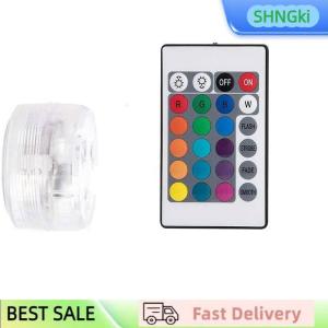 SHNGki Led ánh sáng dưới nước có thể điều chỉnh màu sắc thay đổi chìm hồ bơi đèn cho ngoài trời Vườn Pond Vase giọng chiếu sáng