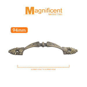 Classy 303 92mm Modern Cabinet Handle (Antique Brass) (2 pcs) Drawer Handle Cabinet Door Handle