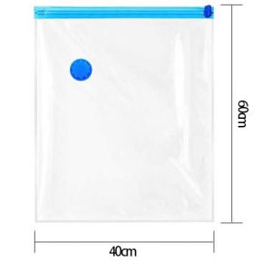 Vacuum Bag Pakaian Plastik Vacum Bag Plastic Travel Vakum Baju Pakaian Laundry Bag Storage