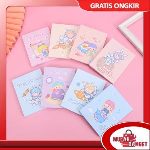 Murah Banget - Cermin Rias Model Notebook Motif Karakter / Kaca Rias Make Up Portable / Folding Mirror Portable
