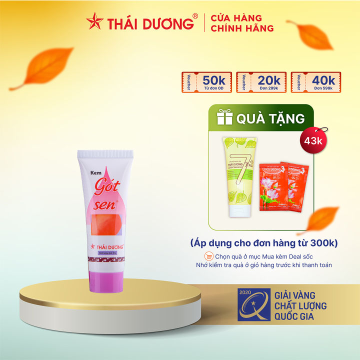 Kem Gót Sen Dưỡng Ẩm, Chống Nứt Nẻ Chân Tay Sao Thái Dương 20G