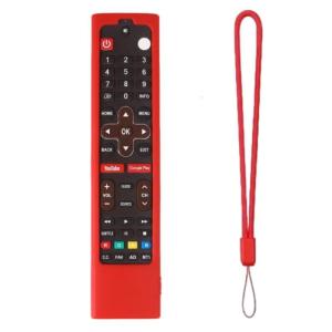 Protective Silicone Remote Case for YK-7708J HDTV Remote Cover Shockproof Remote Holder with Lanyard Accessories