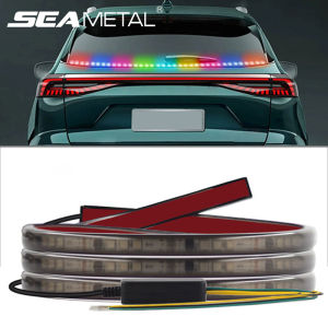 SEAMETAL 12V 24V Car LED Tail Light Strips 10W Auto Warning Light Turn Signal Lamp for Pickup Trucks SUV RV Van Trailers