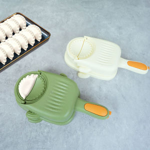 ⚡2-in-1⚡Dumpling Maker DIY Kit Wrapper Presser Manual Labor-Saving Dough Skin Molder Machine Kitchen Gadgets