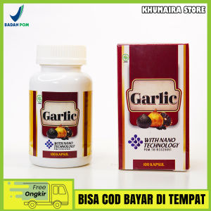 Garlic Kapsul Herbal - Garlic Oil Kapsul - Garlic Kapsul Original - Ekstrak Bawang Hitam Alami