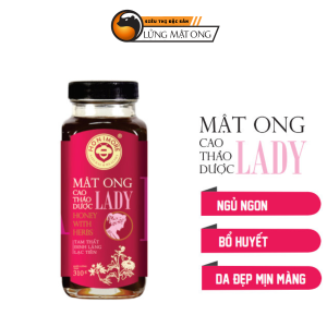 Mật ong rừng mật ong nguyên chất Mật ong cao thảo dược Honimore Lady tăng cường sức khỏe chai 310g - Giúp ngủ ngon bổ máu rạng ngời sắc xuân chăm sóc sức khỏe phụ nữ-Date mới nhất