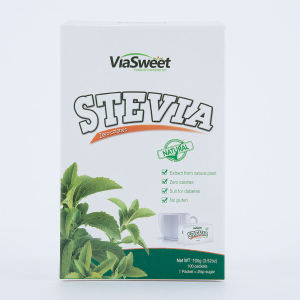 Stevia Natural Sweetener - 100 Sachets Box - Natural Sweetness