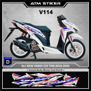 Stiker striping variasi honda all new vario 125 tahun 2018-2020