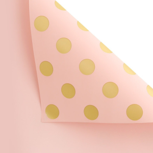 20 Lembar Flower Wrapping Polkadot Cellophane Kertas Buket Pembungkus Bunga Waterproof KB11