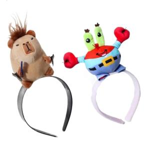 2pcs vui tai hairbands cho phụ nữ dễ thương phim hoạt hình Hoop Phụ kiện tóc thời trang mặt rửa headband cho dịp khác nhau