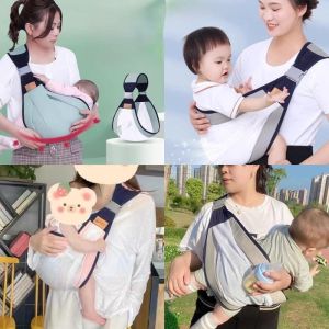 Địu trẻ em sơ sinh nhiều tư thế vải lưới mềm mát gọn nhẹ dễ dàng sử dụng