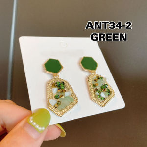 ANTING KOREA WANITA ANAK PEREMPUAN ANTING ELEGANT /GIWANG ANTING TUSUK ANTI KARAT MOTIF STONE IMPORT ANT34 ZIORRA