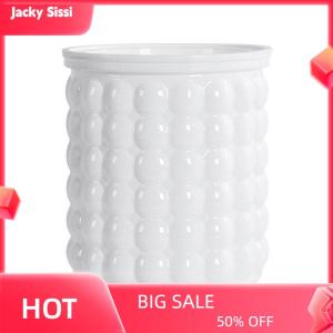 Jacky Mini Self Watering Flower Pot Fish Tank Transparent Plastic Plant Pots Self Watering Planter Pot Vase For Home Decoration