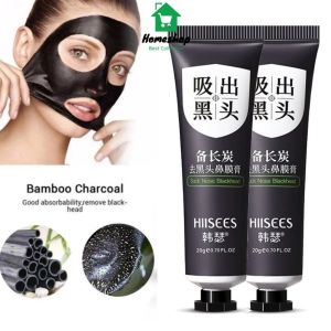 Gel Lột Mụn Than Tre Lột Sạch Mụn Đầu Đen HIISEES 20g Mặt Nạ Lột Mụn Đầu Đen Se Khít Lỗ Chân Lông