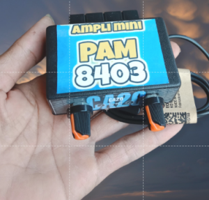 POWER MINI SUDAH BLUETOOTH 2 POTENSIO AMPLIFIER 5 VOLT PAM 8403 STEREO AUDIO MINIATUR POWER RAKITAN AMPLI USB CHARGER