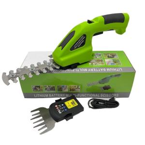 【SG Stock】7.2V Electric Grass&Shrub Shear 2 in 1 Lithium-ion Rechargeable Cordless Hedge Trimmer Weeding Shear Garden Tools