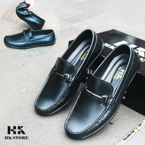 Giày mọi nam da bò thật 100% siêu êm chân đi lại dễ dàng kiểu dáng trẻ chung kết hợp quần áo vô cùng dễ dàng (gm03)