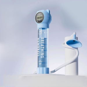 ✨เปลี่ยนรูปร่างใบหน้า✨ดัมเบลช่วยหายใจพร้อมเคาน์เตอร์/อุปกรณ์ออกกำลังกายแบบพกพาสำหรับฝึกการหายใจปอดหน้าท้อง/อุปกรณ์สร้างกล้ามเนื้อหน้าท้องแกนกลาง/อุปกรณ์ฝึกกล้ามเนื้ออุ้งเชิงกรานบนใบหน้า