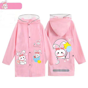 Áo mưa cho bé 4-13 tuổi cao cấp có tấm chắn kiểu rộng đeo được ba lô chất liệu an toàn cho bé họa tiết đáng yêu