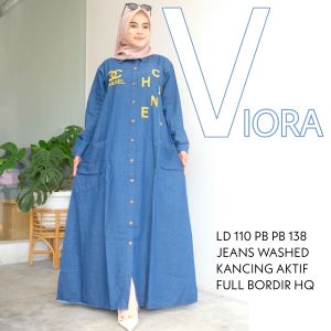 GAMIS MUSLIM VIORA ORIGINAL REAL PICT LD 110 BB 55 SAMPAI 72 KG