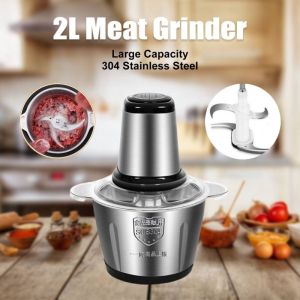 GLANXI Meat Grinder Heavy Duty Japan Multifunctional Findback Meat Mincer Grinder Heavy Duty Machine Meat Mincer Garlic Cutter Food Processor Vegetable Fruit Blender Chopper Mini Blender Food Chopper  food processor and grinder