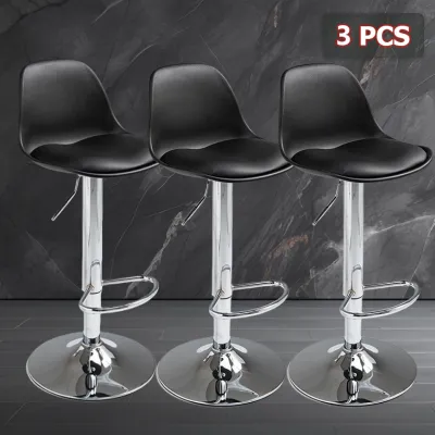 【Five-year warranty】bar stool เก้าอี้บาร์ สไตล์ขาสูง เก้าอี้หมุนได้ 360° ปรับสูงต่ำได้ เก้าอี้หนัง PU เก้าอี้บาร์ เก้าอี้สูง เก้าอี้ในร้านอาหาร เก้าอี้บาร์มันมี 3 สี เก้าอี้บาร์ เก้าอี้สูง เก้าอี้โมเดิร์น ได้มากถึง 140 kg