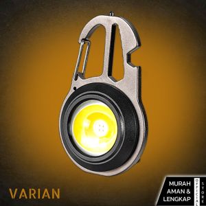 Senter Obeng Super Terang 5 in 1 Multifungsi Lampu LED COB Mini Keychain Camping Emergency