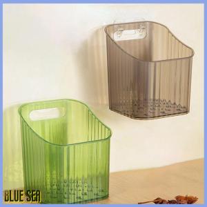 bluesea 1pcs nhà bếp tỏi gừng và hành tây trong suốt lưu trữ giỏ treo tường nhỏ treo tường lưu trữ hộp lưu trữ giá lưu trữ