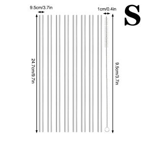 [tianjunmaoyi] 6 Pack Replacement Straws Compatible Stanley 40oz Tumbler Plastic Clear Reusable For Travel Tumbler Ice Cup Straw Set