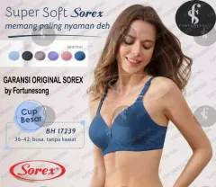 Sorex - Bra/BH Sorex Tanpa Kawat Kait 2 Busa Tipis PILIH WARNA