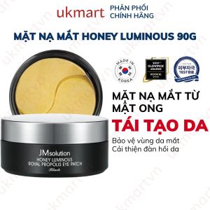 Mặt Nạ Mắt JM solution Ngừa Lão Hóa Chiết Xuất Keo Ong Chiết Xuất Ngọc 90g Marine Luminous Pearl Deep Moisture Eye Patch