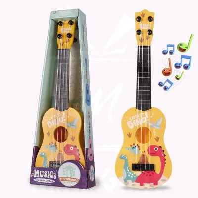 【Mini Gifts】Kids 4-String Guitar Toy Musical Instrument Birthday Gifts