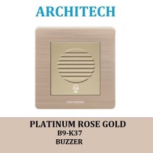 ARCHITECH Platinum B9-K37 Doorbell 1W Buzzer Bel Pintu Gold