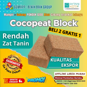 Media Tanam Cocopeat Block Cocovit Cocopit Beli 2 Gratis 1 Berlaku Kelipatannya