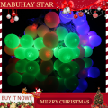 MABUHAY STAR Christmas Light 50L LED Little Stippled Ball Decoration Light. 