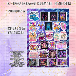 LUCSMART printsNcrafts KPOP DEMON HUNTERS Fan Made Stickers / Unofficial Kiss Cut Stickers / Peel Off Stickers LUCSMART PrintsNcrafts Stickers Product Overview: LUCSMART printsNcrafts presents the "KPOP DEMON HUNTERS Fan Made" stickers