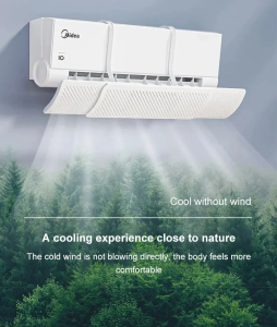 Retractable three-in-one air conditioner wind deflector Anti-wind blowing wind shield