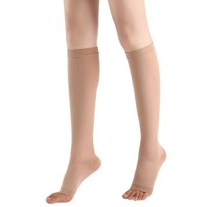 SHATTER Nửa Ngón Chân Định Hình Cơ Thể Vớ Giãn Tĩnh Mạch Ống Dài Cho Nam Nữ Vớ Nén Sợi Hóa Học Giảm Đau