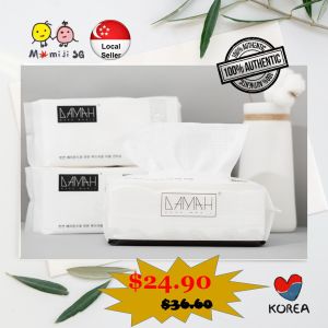 DAMAH Dark Magic Face Towel Tissue (3 x 72sheets/pack) Korea Disposable Cleaning Facial Towel Multi-Purpose Makeup Remover Pads
