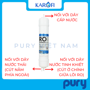 Lõi Lọc Karofi Số 4 - Màng RO 100GPD Hàn Quốc (Công Suất 20 lít/h) - Hàng chính hãng