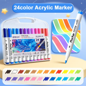 Acrylic Marker Colored Pen 12/24/36/42/60/80 Colors Highlighter Pen Marker Pen Set Painting Drawing Art Supplies