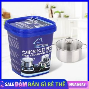 Kem tẩy rửa xoong nồi đa năng Hàn Quốc Đánh Bay Các Vết Bẩn Cứng Đầu - Bột Cọ Xoong Nồi Vệ Sinh Nhà Bếp Đa Năng Sạch Sẽ - Trọng Lượng 500g 1 Hộp