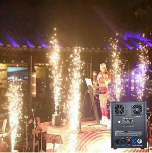 ✅Ready Stock✅ Stage Electronic Flower Spray Machine Firework Starlight Star Machine Body Stage Effect KTV Night Club DJ