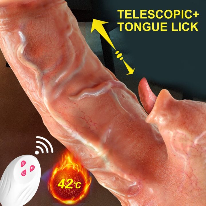 Privacy]Sex Toys Dildo For Female Masturbator Tongue Licking Penis  Vibration Heating Telescopic Dido Remote Control Sex Machine Adult 18 sex  toy | Lazada PH