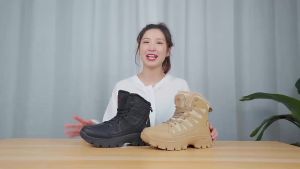 Large Size Waterproof Winter Warm High-top Short Boots Cotton Shoes Snow Boots Mens Fleece-lined Thickened Non-slip