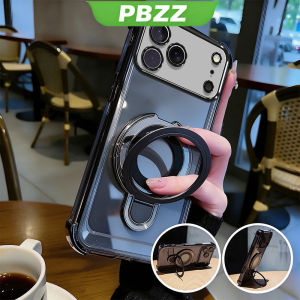 Case For Iphone 16 Plus 16 Pro Max 16E 17 PRO MAX 17 AIR 17 PRO Phone Casing Shockproof Cover New Design Aesthetic Airbag Transparent Cute Pink With Holder For Girls