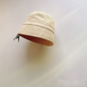 หมวกบัคเก็ตแฮทสีทึบหมวกเด็กอ่อนสำหรับฤดูร้อนฤดูใบไม้ร่วงและฤดูร้อนกลางแจ้งหมวกชาวประมงเด็กเด็กหญิงเด็กชายปานามา