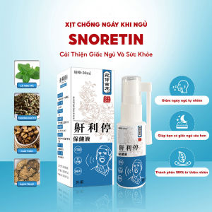 [HCM]Xịt chống ngáy khi ngủ hiệu quả dành cho người lớn Snoretin 30ml chiết xuất tự nhiên hỗ trợ giảm gáy ngủ an toàn-Joyee