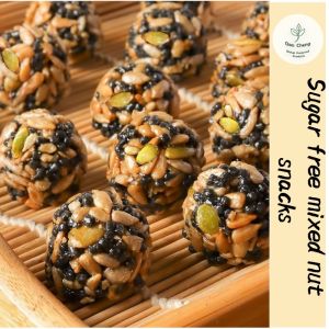 【Sucrose-Free】Healthy mixed nuts  Iron Stick Yam Nut Pumpkin Sunflower Kernels Black Sesame Balls Healthy Dried Fruit Snacks Suitable for diabetes无蔗糖混合坚果零食小吃